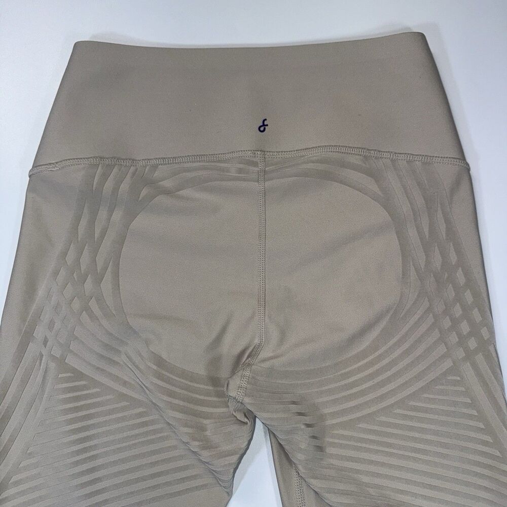 Fanka Leggings Women Small Taupe Body Sculpt 7/8 Reversible Compression
